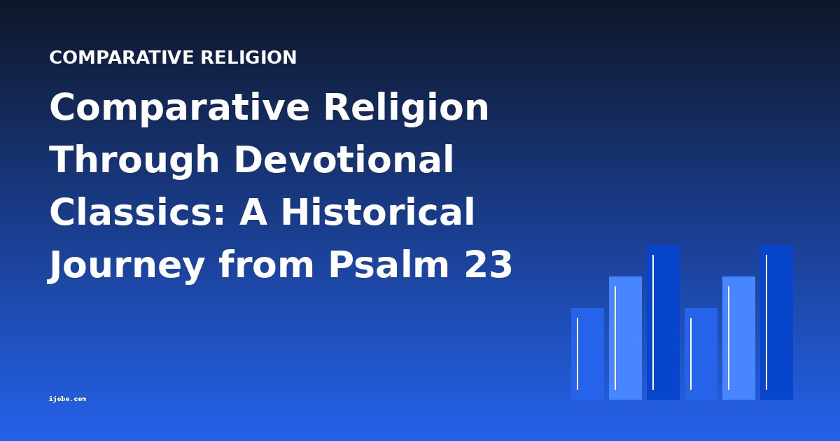 Comparative Religion Through Devotional Classics: A Historical Journey from Psalm 23 to Prayer