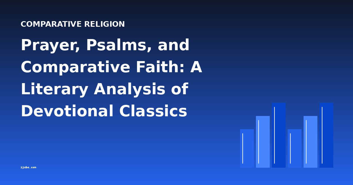 Prayer, Psalms, and Comparative Faith: A Literary Analysis of Devotional Classics