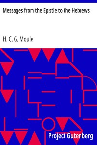 Cover of Messages from the Epistle to the Hebrews — Reading Notes
