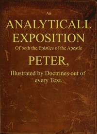 Cover of An analyticall exposition of bot...