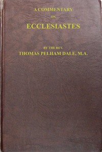 Cover of A commentary on Ecclesiastes — E...
