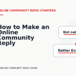How to Make an Online Community Reply Easy to Understand
