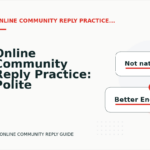 Online Community Reply Practice: Polite Confirmation Examples