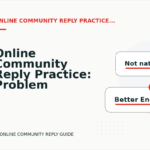 Online Community Reply Practice: Problem and Solution Replies