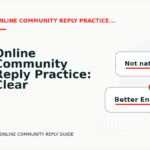 Online Community Reply Practice: Clear Reply Patterns