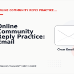 Online Community Reply Practice: Email and Message Examples