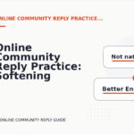 Online Community Reply Practice: Softening Direct Sentences